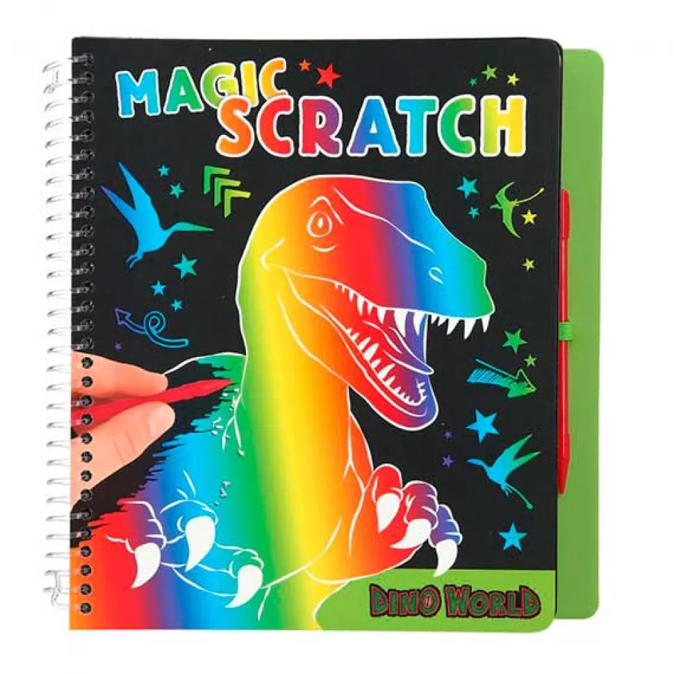 Brinquedos Dino World Dino World Magic Scratch Book< Brinquedos De Dinossauros
