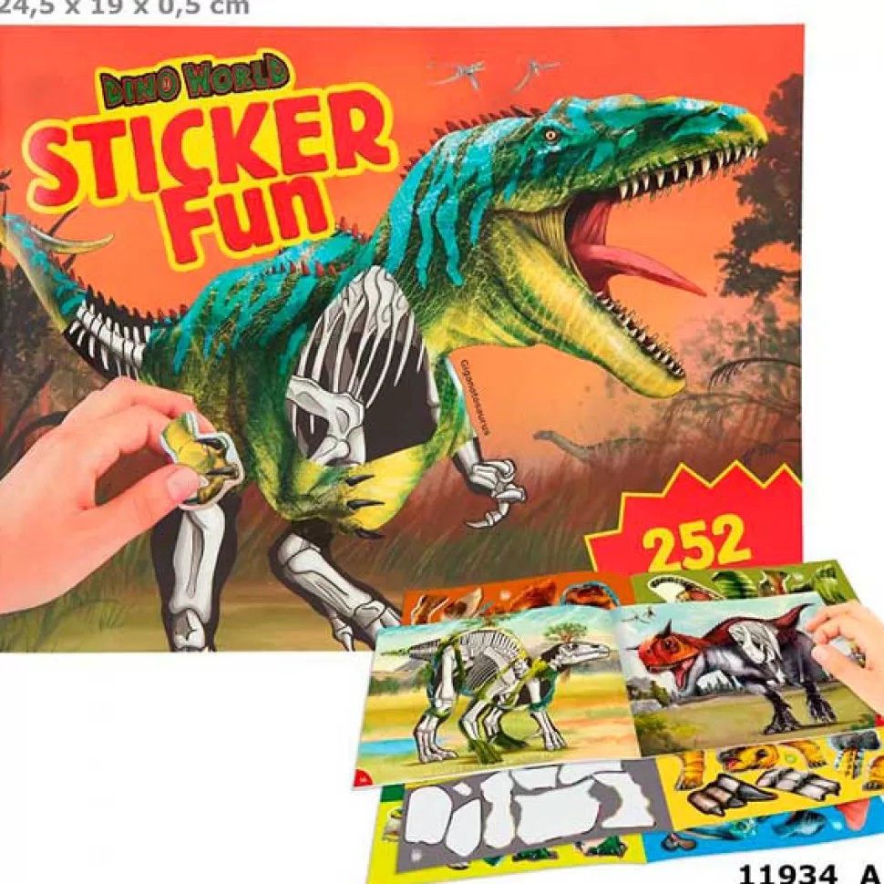 Brinquedos Dino World Dino World Sticker Fun< Brinquedos De Dinossauros