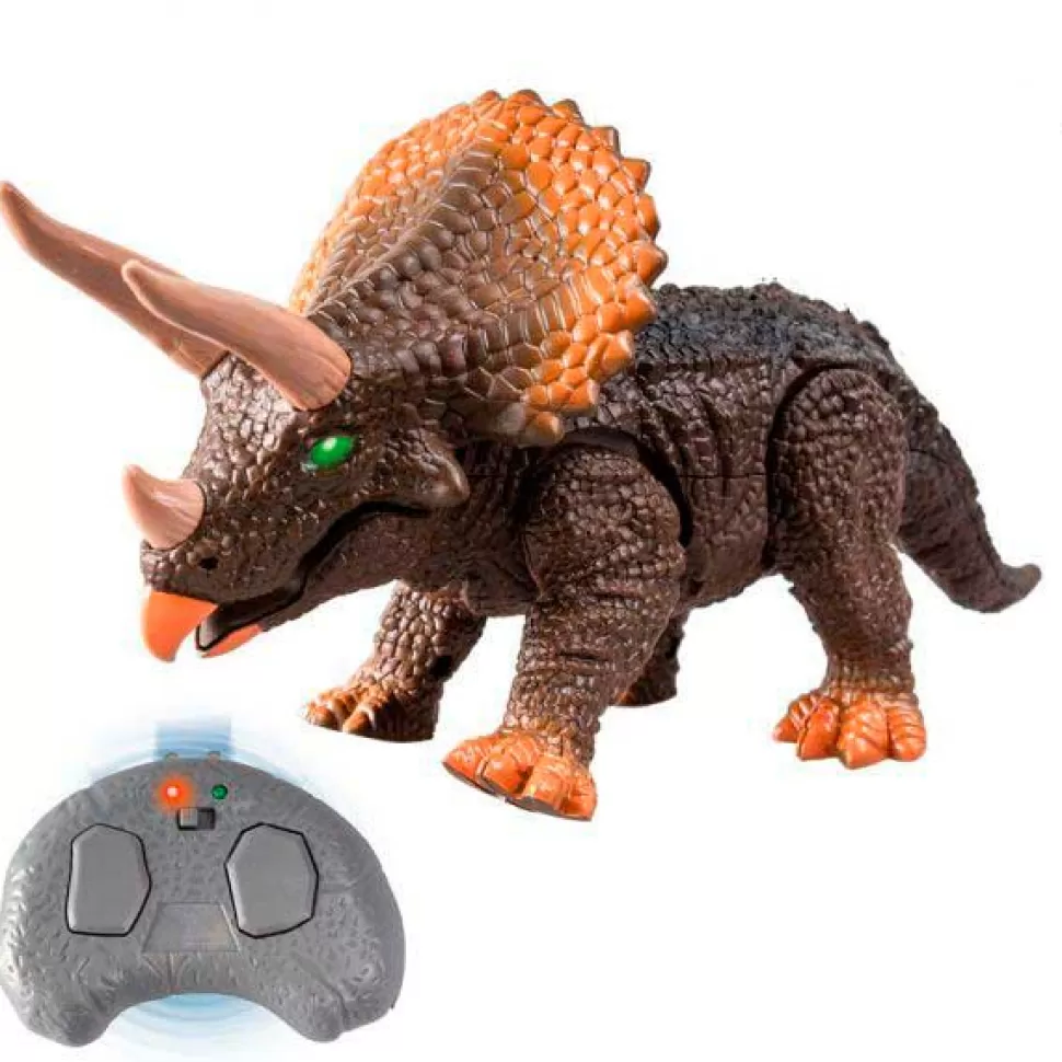 Brinquedos World Brands Dinossauro Triceratops De Controle Remoto Ir< Brinquedos De Dinossauros