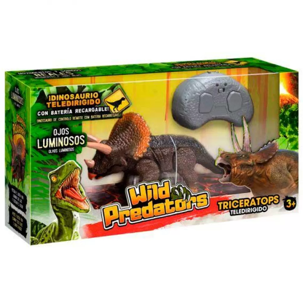Brinquedos World Brands Dinossauro Triceratops De Controle Remoto Ir< Brinquedos De Dinossauros