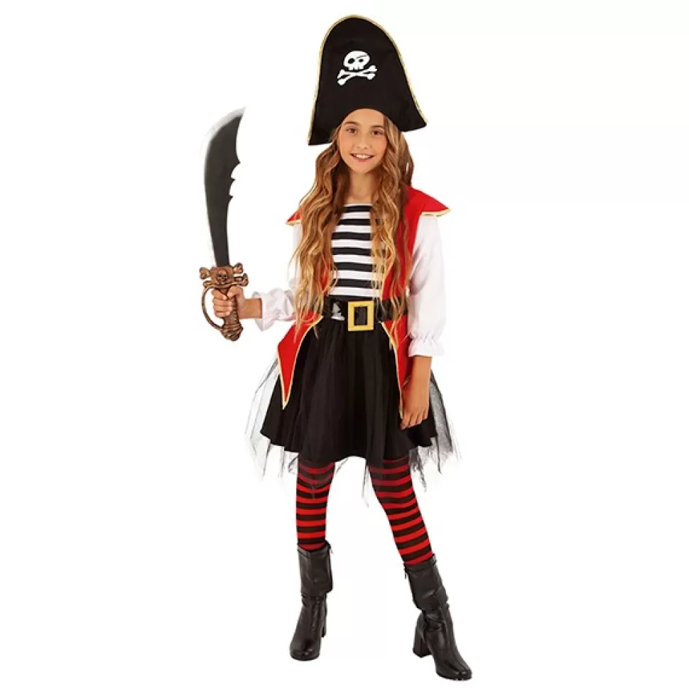 Clearance Brinquedos Rubies Disfarce Pirata Tutu 8-10 Anos