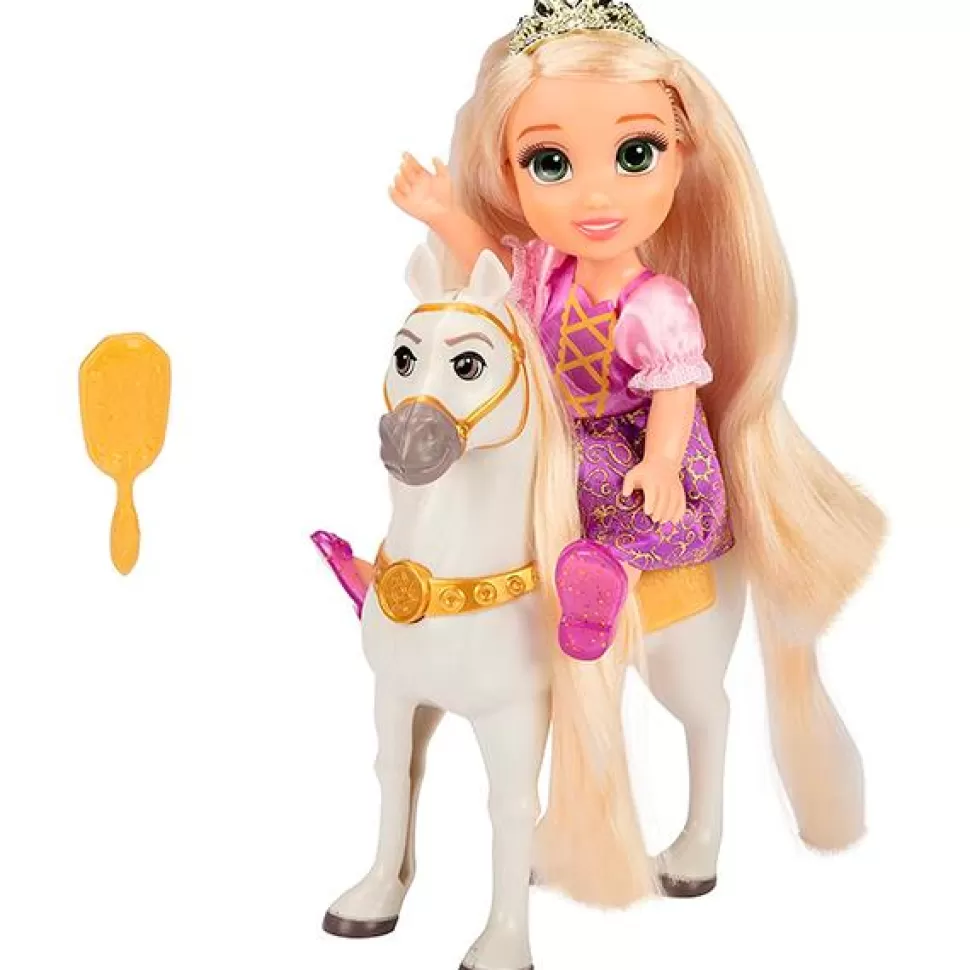Brinquedos Disney Disney Conjunto Rapunzel E Maximus< Bonecas Para Pentear