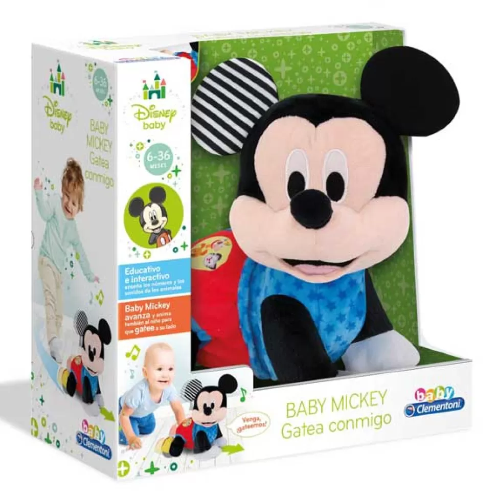 Brinquedos Mickey Mouse Disney Peluche Mickey Mouse Bebé Rastejando< Brinquedos Educativos