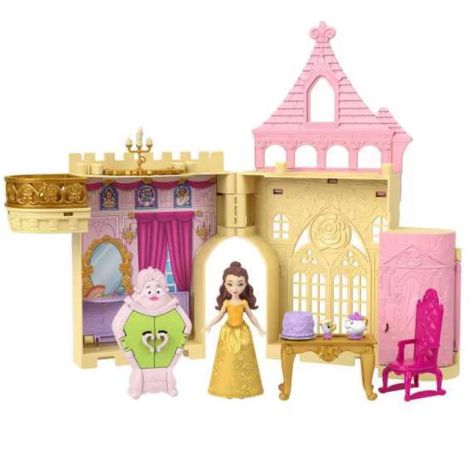 Fashion Brinquedos Disney Disney Princesa Minis Castelo Da Bela