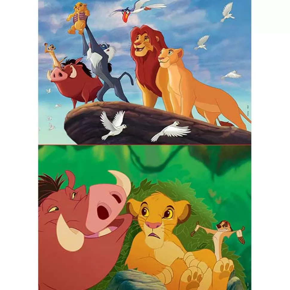 Cheap Brinquedos Disney Disney Puzzle 2X48P Lion King