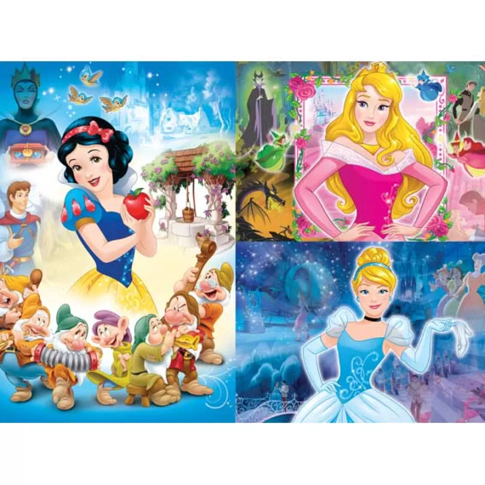 Online Brinquedos Disney Disney Puzzle 3X48P Princesas