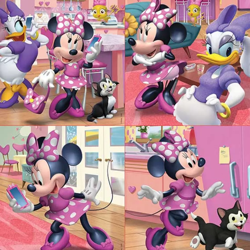 Outlet Brinquedos Minnie Disney Puzzle Progressivo 12+16+20+25P