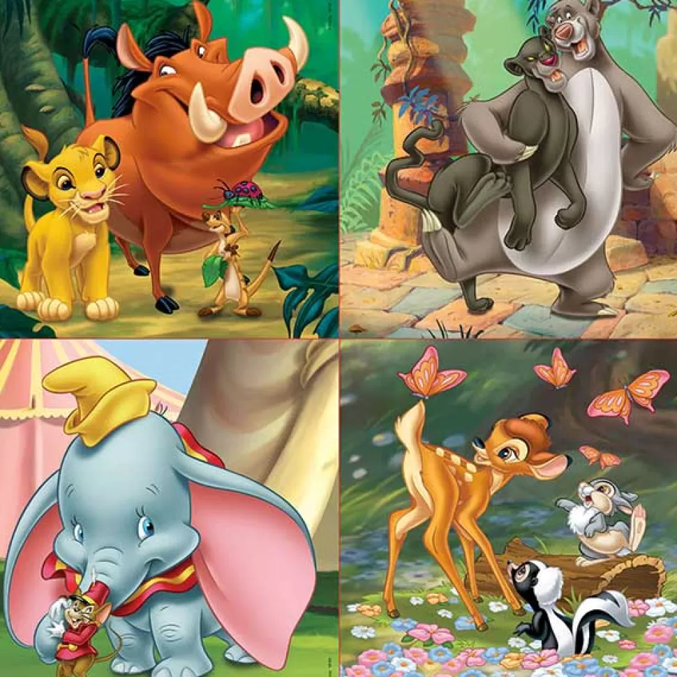 Cheap Brinquedos Disney Disney Puzzle Progressivo 12+16+20+25P Animais