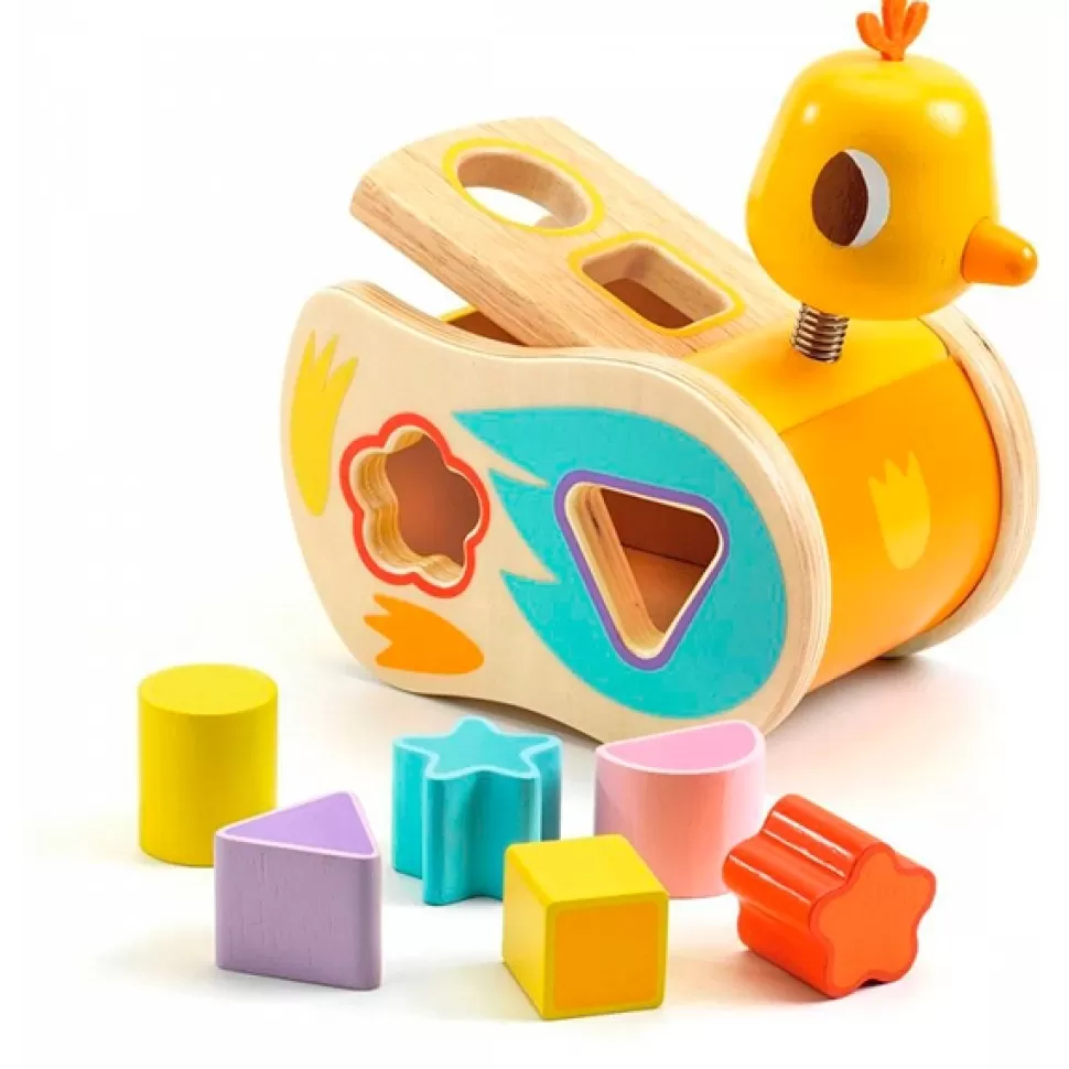 Brinquedos Djeco Djeco Boitatou Formas De Renda De Pato< Brinquedos De Madeira