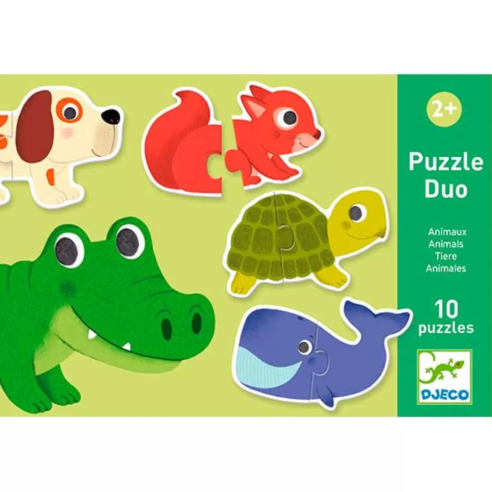 Best Brinquedos Djeco Djeco Educacional Puzzle Duo Animals