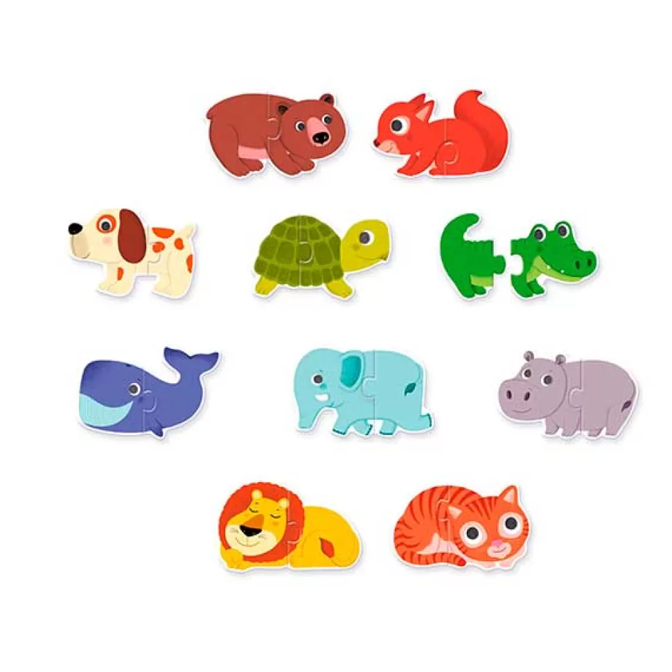 Best Brinquedos Djeco Djeco Educacional Puzzle Duo Animals