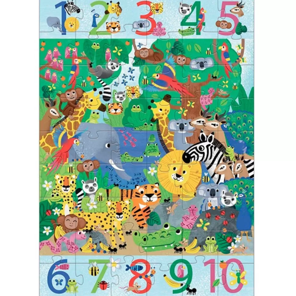 Discount Brinquedos Djeco Djeco Giant Puzzle Jungle 54P