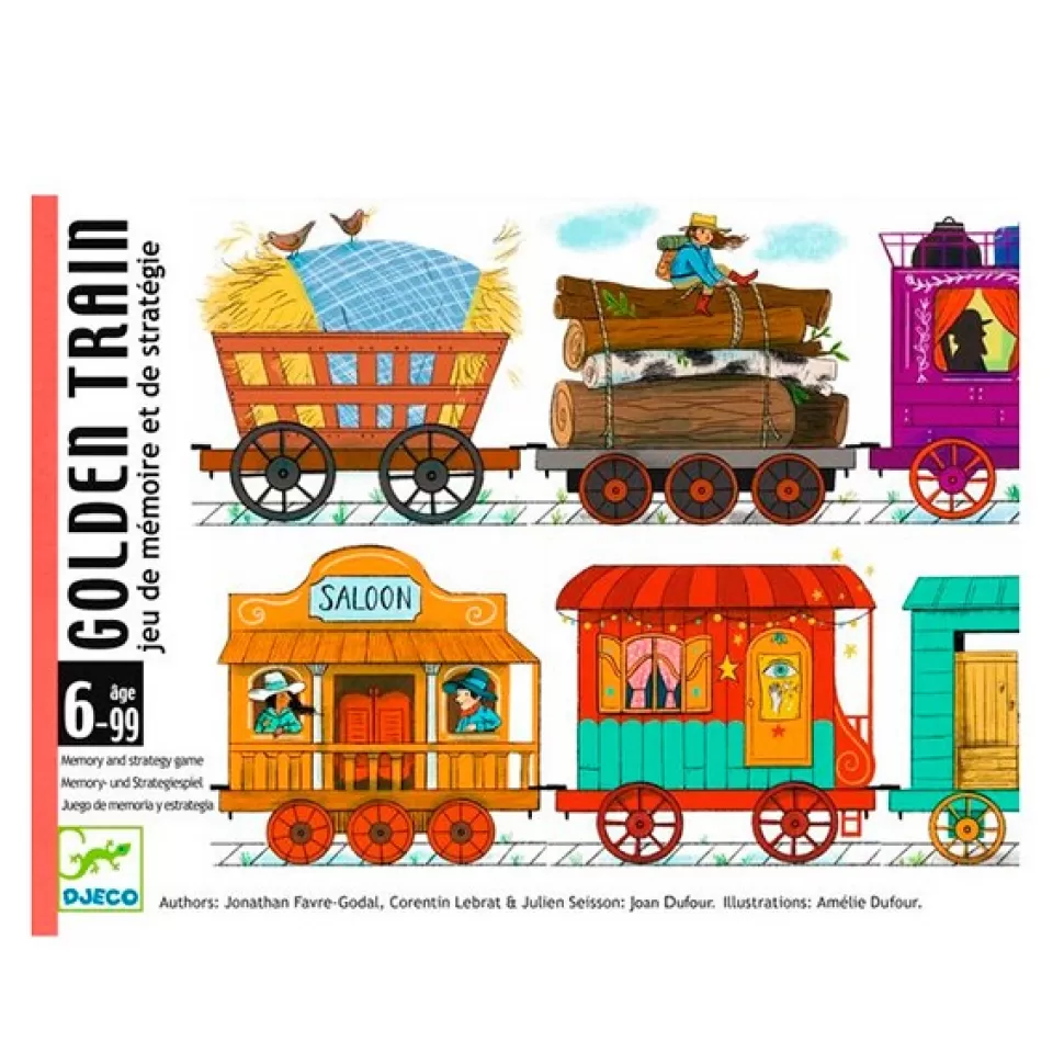New Brinquedos Djeco Djeco Jogo Cartas Golden Train