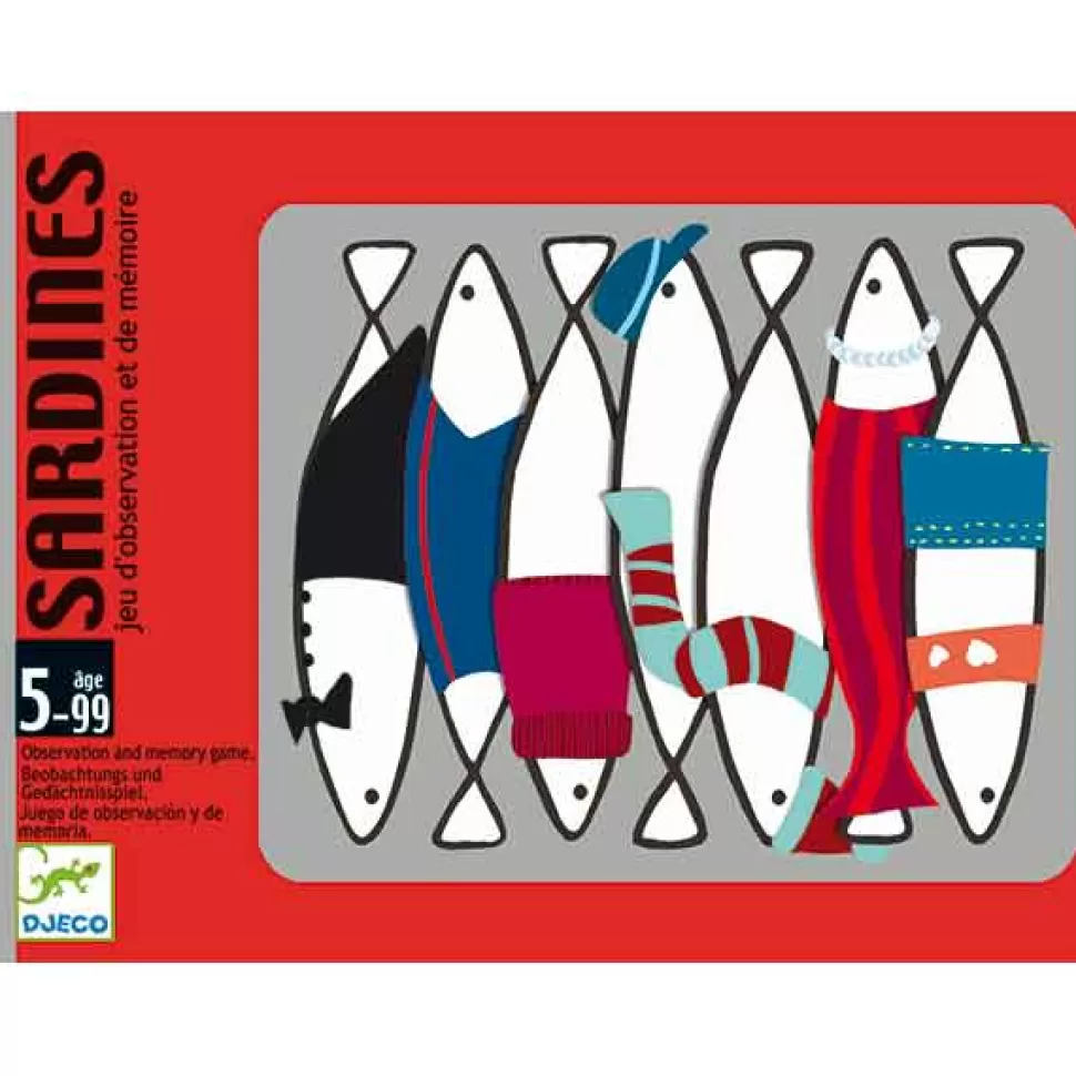 Fashion Brinquedos Djeco Djeco Jogo De Cartas Sardinas