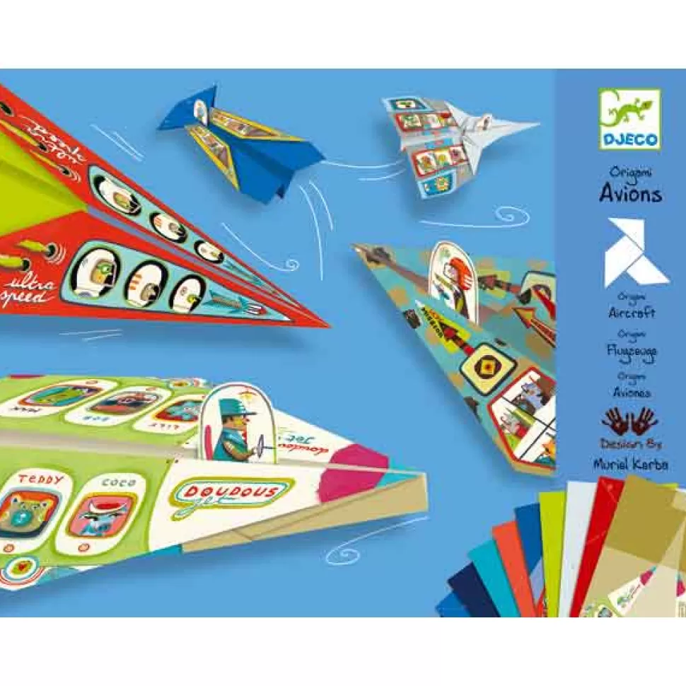 Hot Brinquedos Djeco Djeco Origami Origami Game Planes