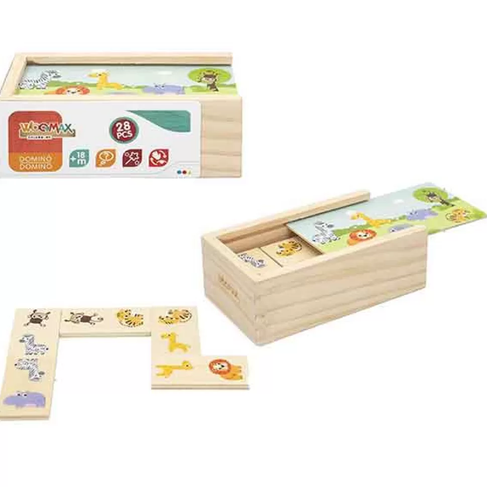 Discount Brinquedos Color Baby Domino Criancas Animais De Madeira Educacionais