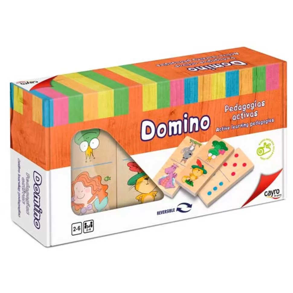 Hot Brinquedos Cayro Domino Kids De Madeira