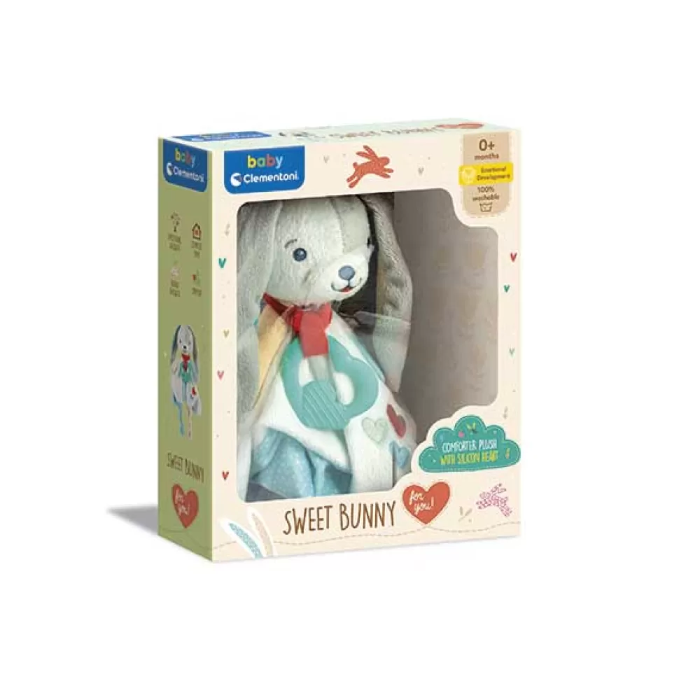 New Brinquedos Clementoni Doudou Doce Coelhinho