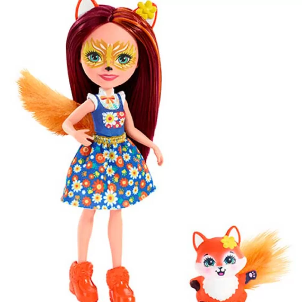 New Brinquedos Enchantimals Enchantimals Boneca Felicite Fox E Flick