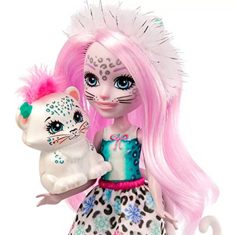 Hot Brinquedos Enchantimals Enchantimals Boneca Sybill Snow E Flake