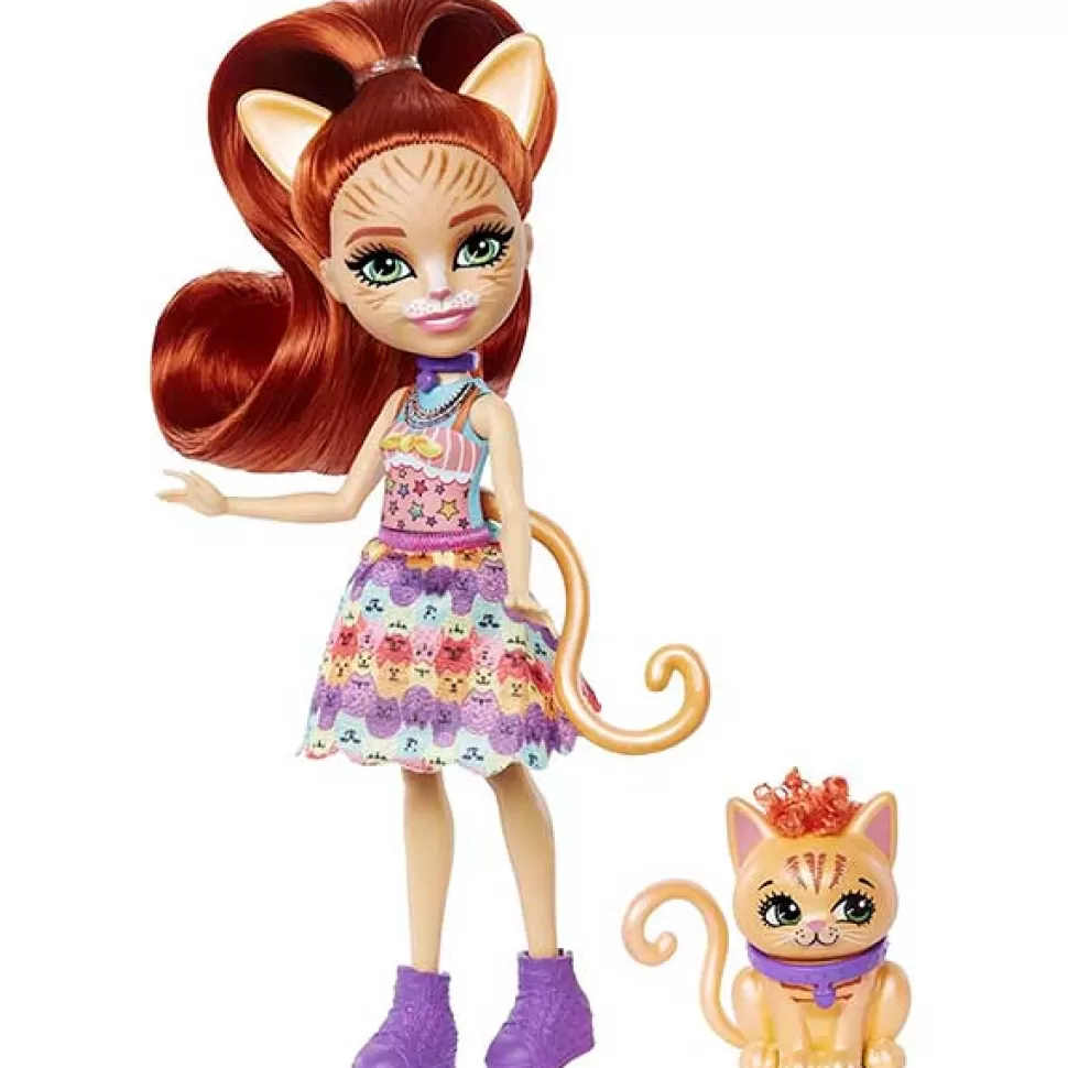 Discount Brinquedos Enchantimals Enchantimals Boneca Tarla Orange Cat E Cuddler