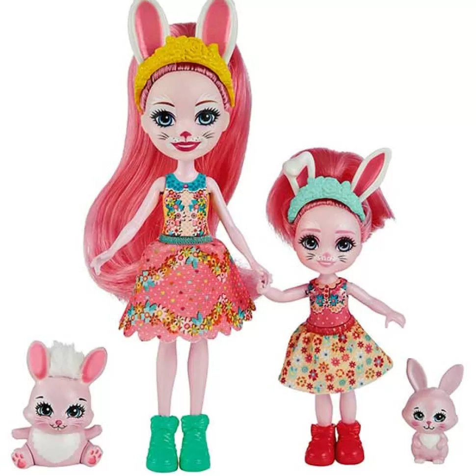 Hot Brinquedos Enchantimals Enchantimals Irmas Bonecas Bree E Bedelia Bunny