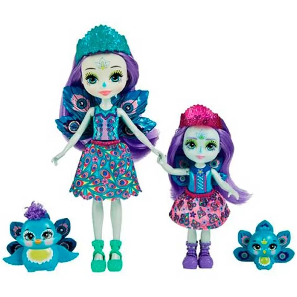 Clearance Brinquedos Enchantimals Enchantimals Irmas Bonecas Patter E Piera Peacock
