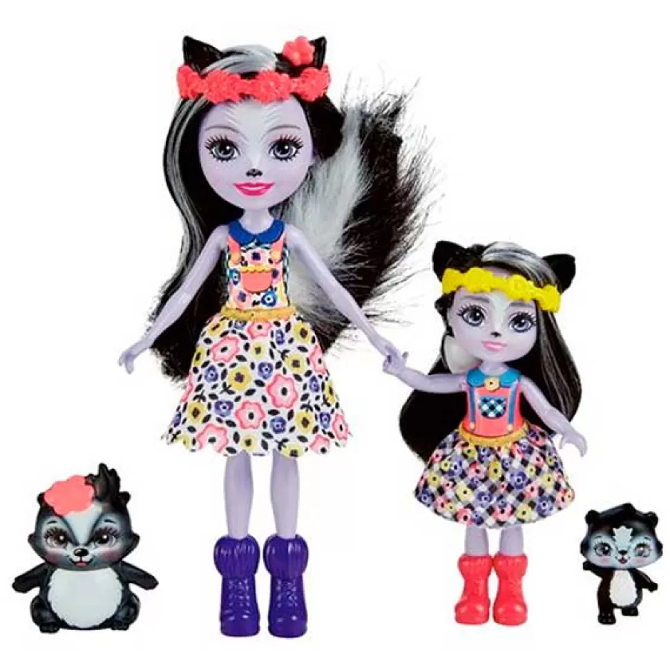 Brinquedos Enchantimals Enchantimals Irmas Bonecas Sage E Sabella Sunk< Bonecas Mini