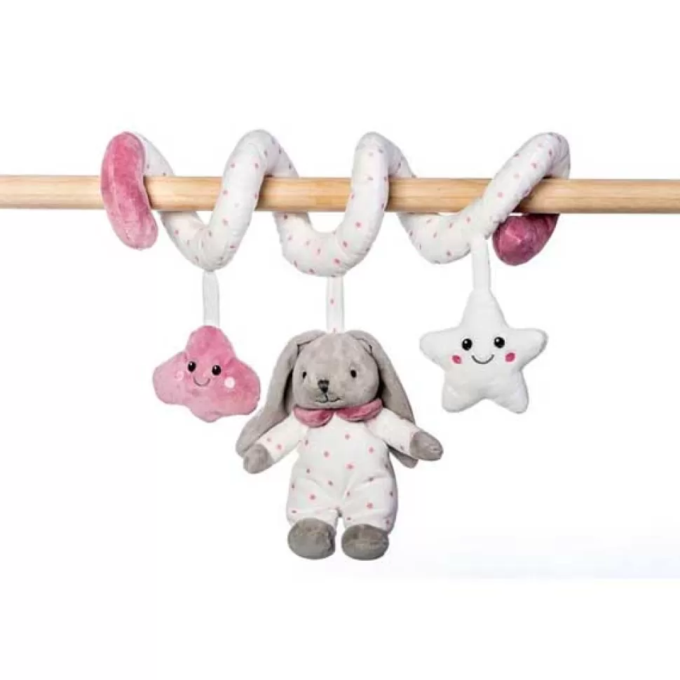 Discount Brinquedos Artesavi Espiral Infantil Baby Coelho Estrelas Rosa
