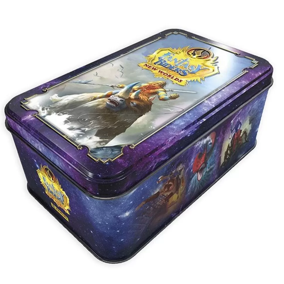 Hot Brinquedos Panini Fantasy Riders Tin Box New Worlds