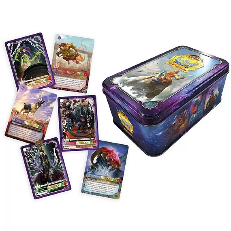 Hot Brinquedos Panini Fantasy Riders Tin Box New Worlds