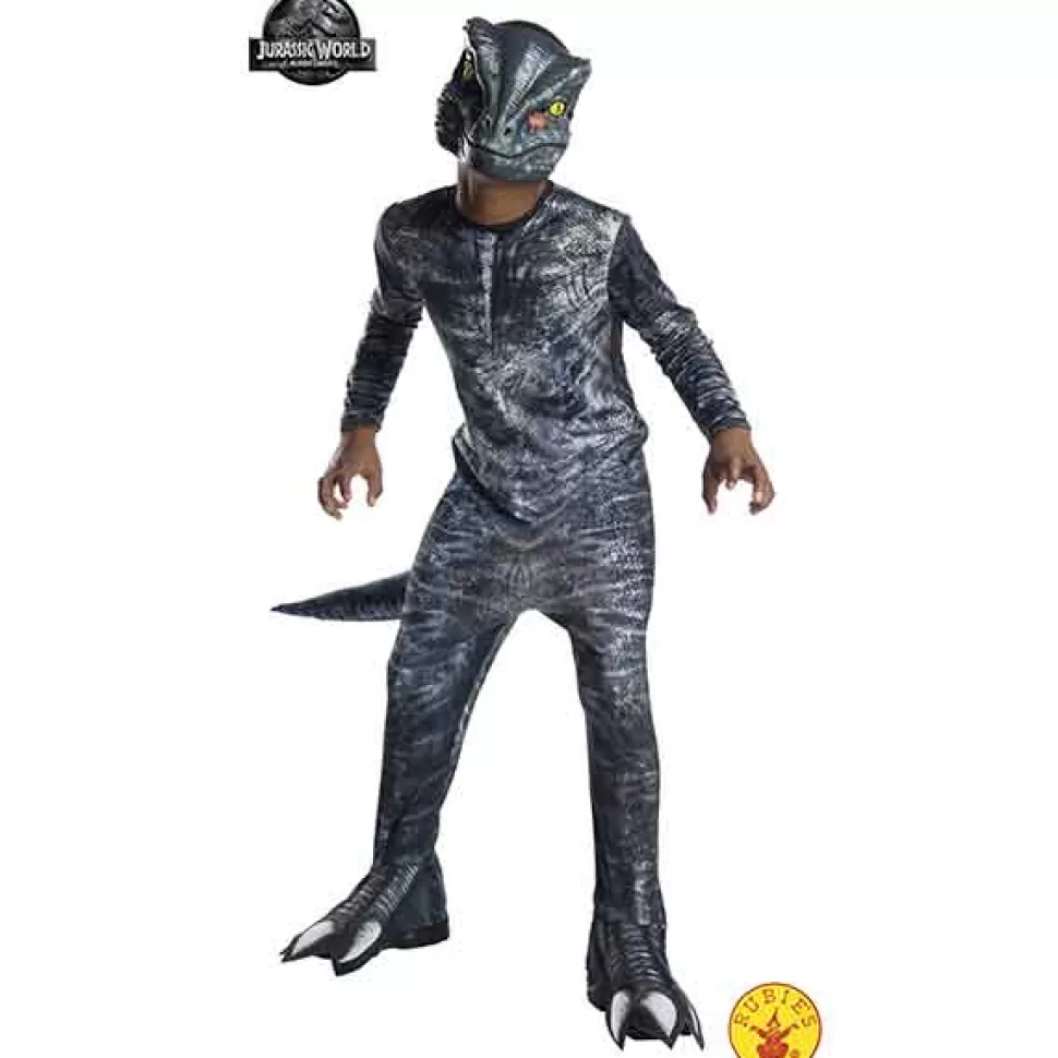 Fashion Brinquedos Jurassic World Fato De Velociraptor Jurassic World 5-7 Anos