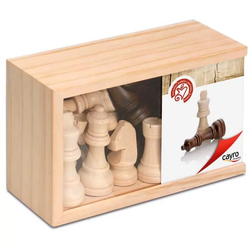 Cheap Brinquedos Cayro Figuras De Xadrez De Madeira Com Caixa