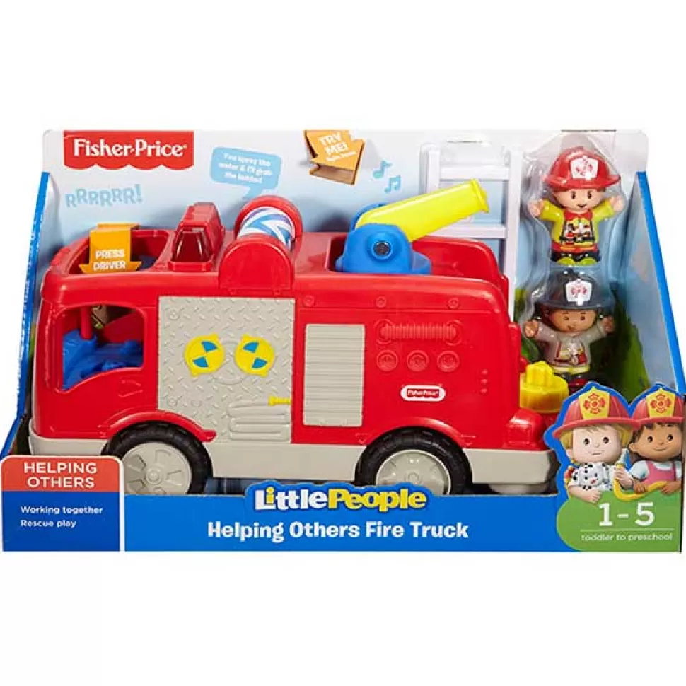 Brinquedos Little People Fisher Price Little People Caminhao Bombeiros< Brinquedos De Camiões