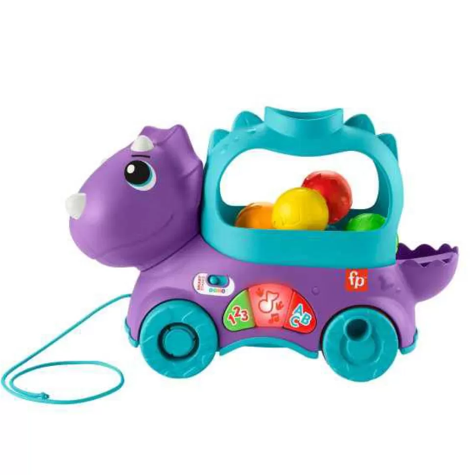 Brinquedos Fisher Price Fisher-Price Dinossauro De Brinquedo Puxar Para Tras< Brinquedos De Dinossauros