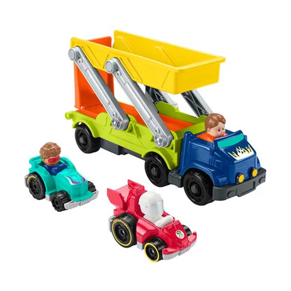 Brinquedos Little People Fisher-Price Little People Camiao Com Rampa< Brinquedos De Camiões