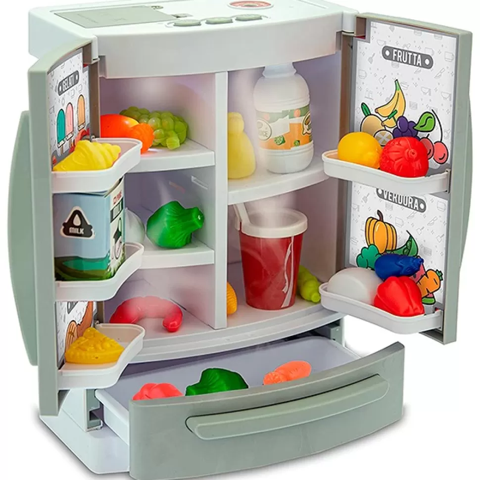 * Frigorifico Brinquedo Com Luzes E Sons< Brinquedos De Cozinha