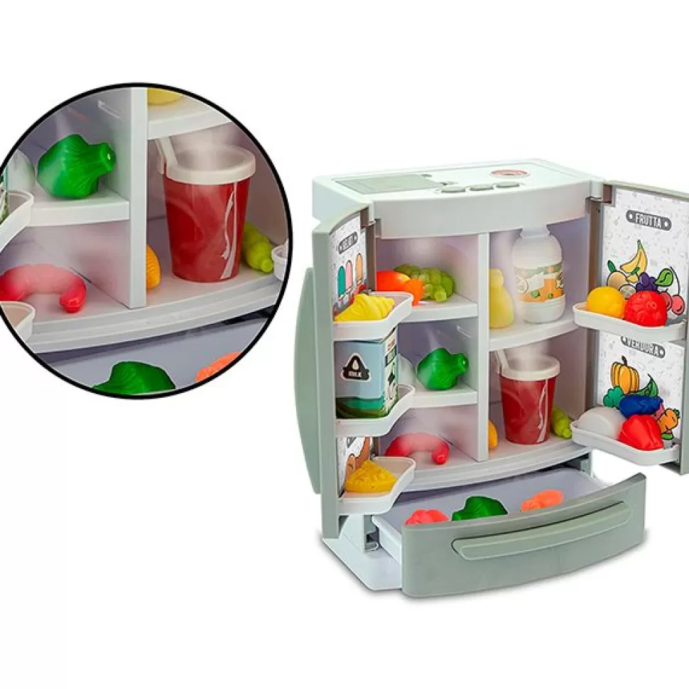 * Frigorifico Brinquedo Com Luzes E Sons< Brinquedos De Cozinha