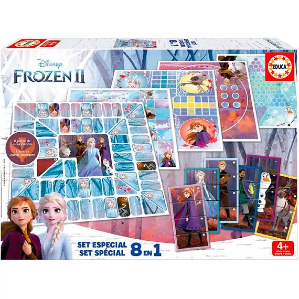 Outlet Brinquedos Frozen Frozen Jogo De Tabuleiro Set Especial 8En1