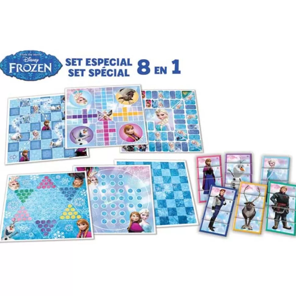 Outlet Brinquedos Frozen Frozen Jogo De Tabuleiro Set Especial 8En1