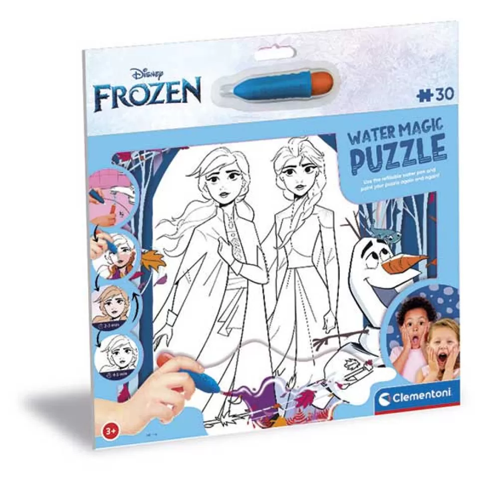 Hot Brinquedos Frozen Frozen Water Magic Puzzle 30P