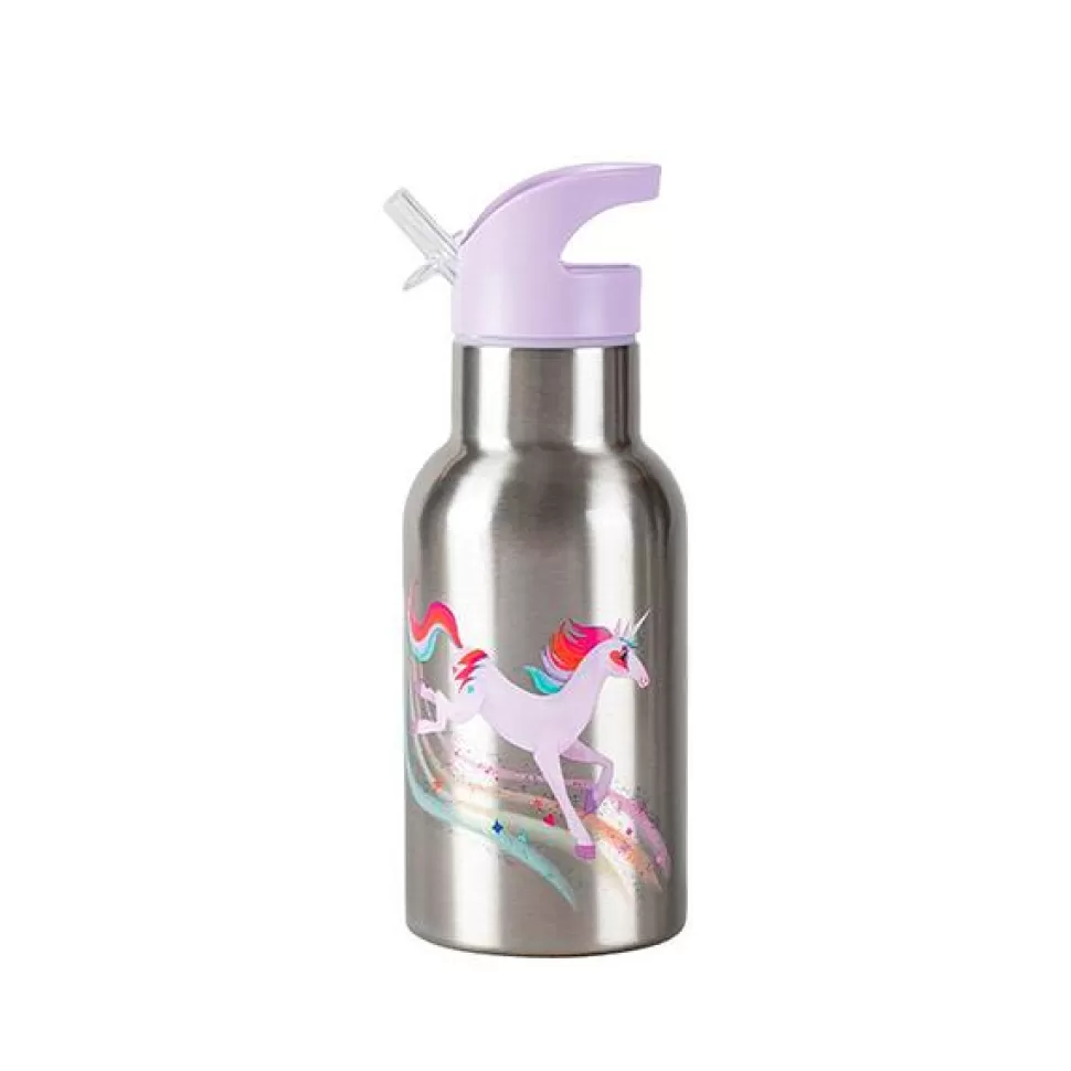 Brinquedos Crocodile Creek Garrafa Unicórnio De Aco Inoxidavel 400Ml< Brinquedos Unicórnios