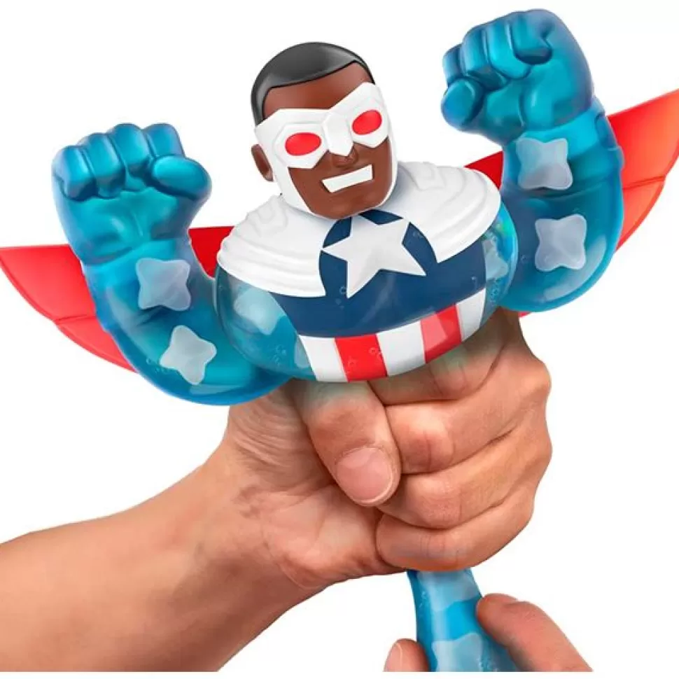 Brinquedos Goo Jit Zu Goo Jit Zu Figura Sam Wilson Marvel< Brinquedos Super-Heróis