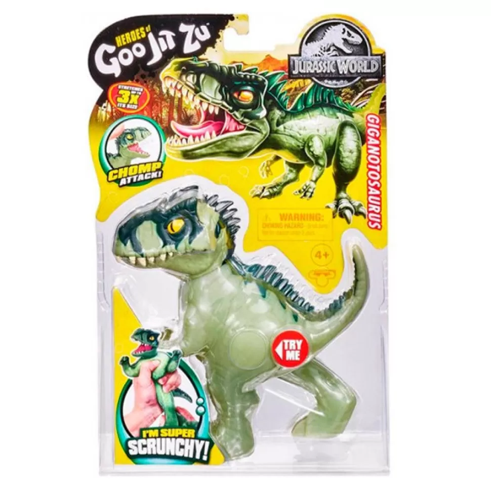 Brinquedos Goo Jit Zu Goo Jit Zu Figure Gigantosaurus Jurassic World< Brinquedos Super-Heróis