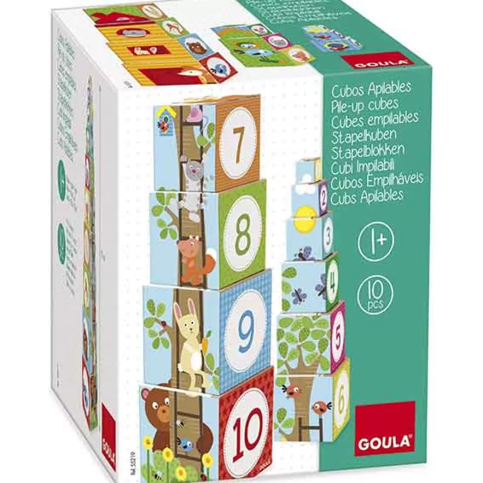 Outlet Brinquedos Goula Goula Cubos Empilhaveis ??Do Bosque