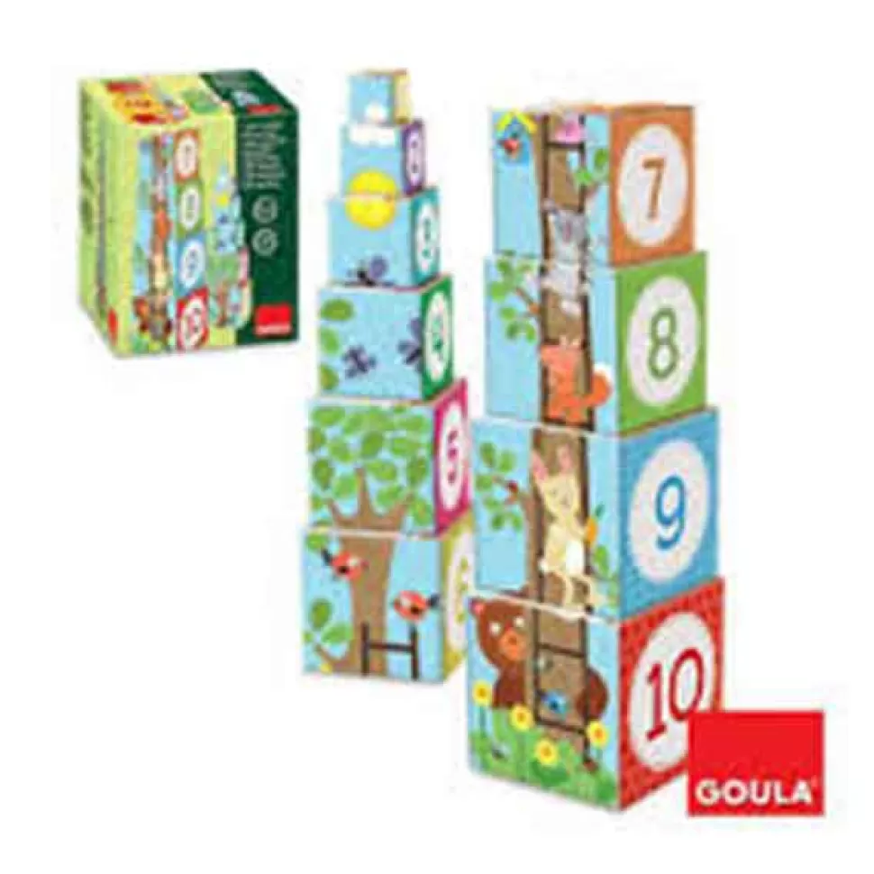 Outlet Brinquedos Goula Goula Cubos Empilhaveis ??Do Bosque