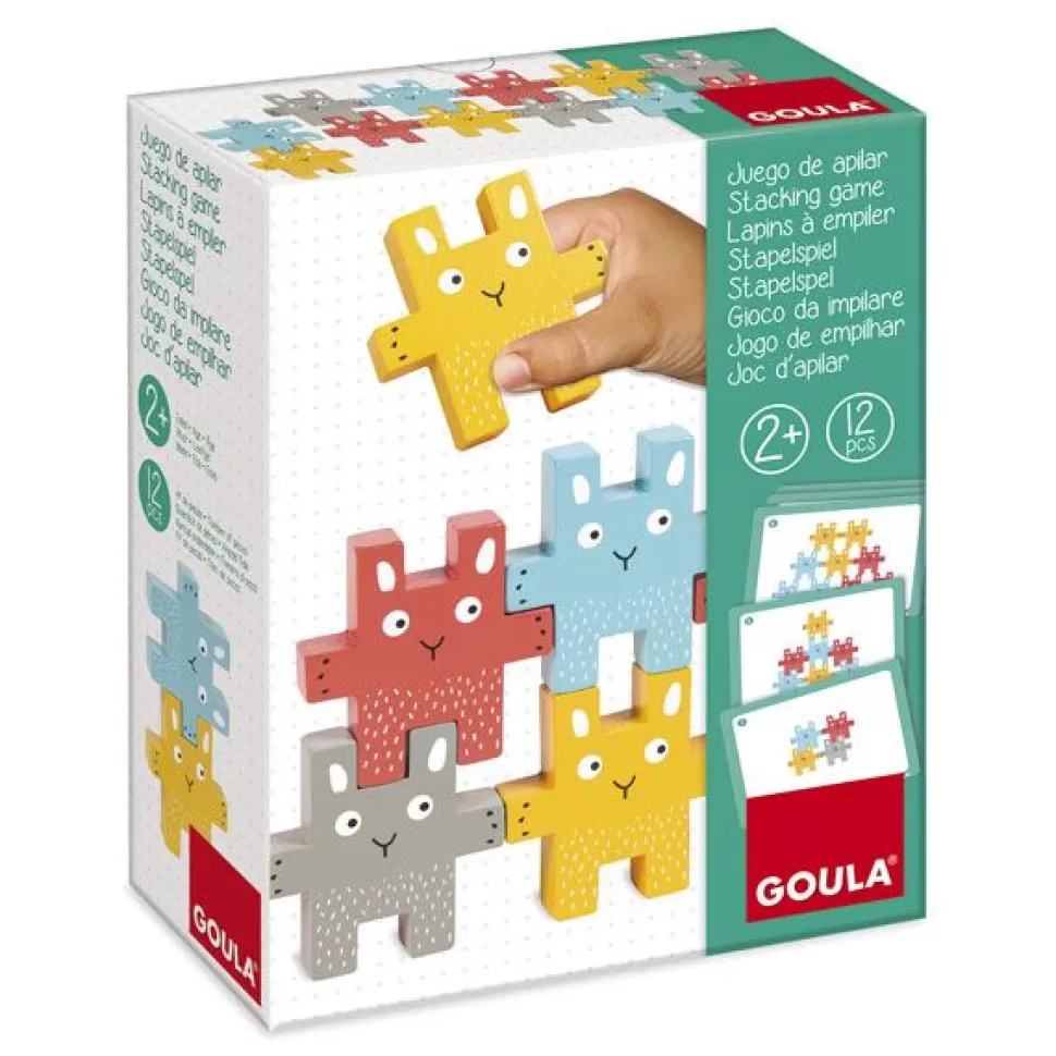 Online Brinquedos Goula Goula Jogo Empilhavel 12P Coelhos