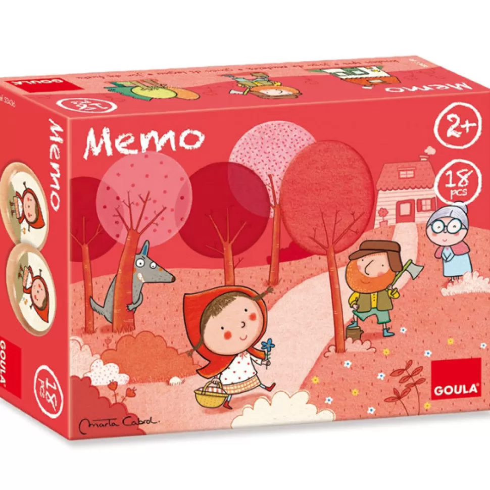 Brinquedos Goula Goula Memo Red Riding Hood Mem< Brinquedos De Madeira