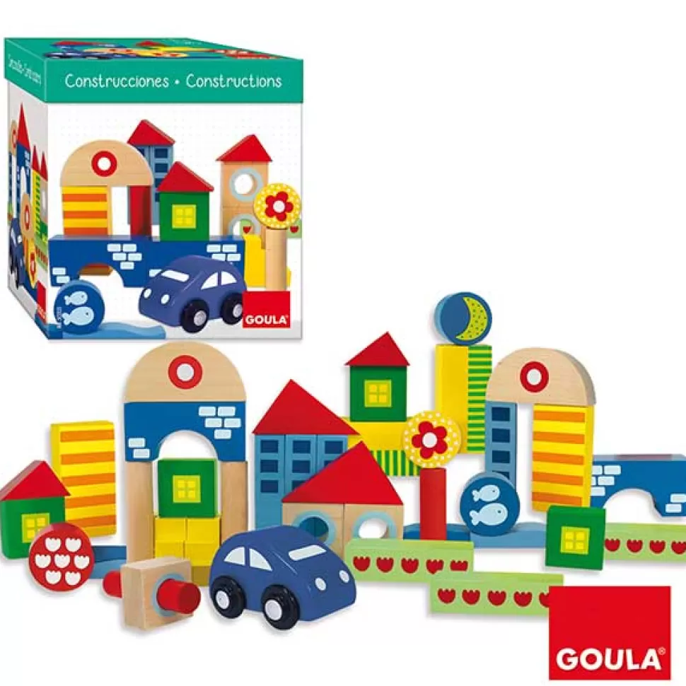 Brinquedos Goula Goula Pack Construcoes 41P De Madeira< Brinquedos De Madeira