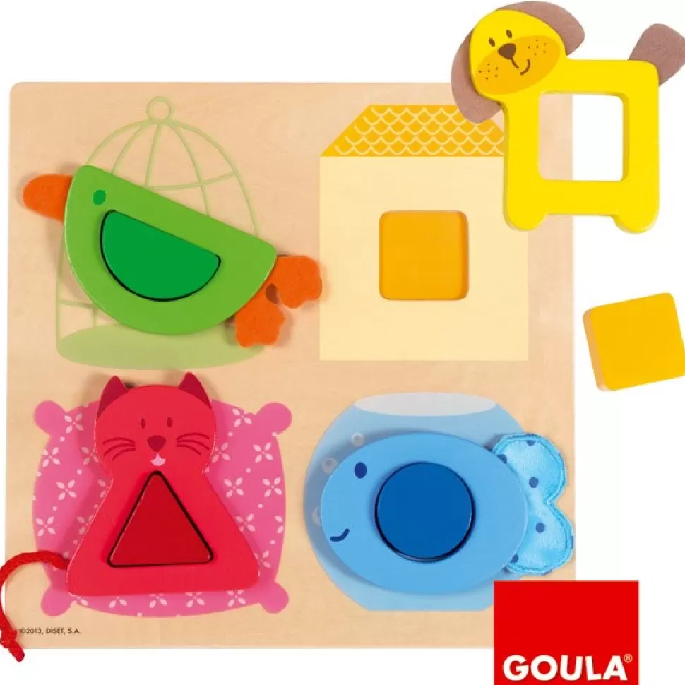 Fashion Brinquedos Goula Goula Puzzle Encaixavel Animais De Estimacao